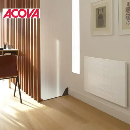 Radiateur chauffage central ACOVA PLANEA horizontal double à double ailettes