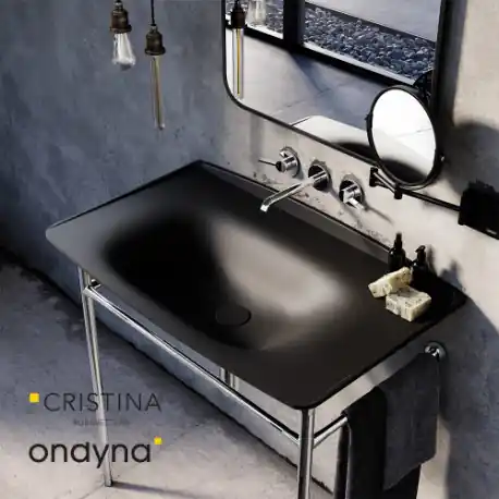 Vasque lavabo céramique blackmat NEW YORKER - CRISTINA ONDYNA NY805013