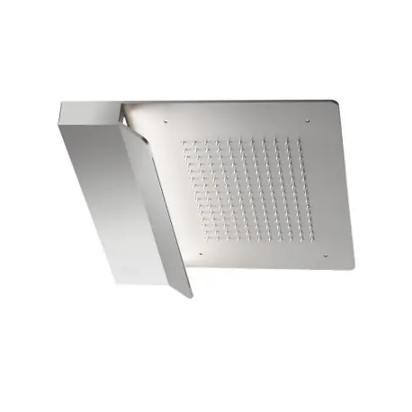 Plafond De Pluie 2 Sorties Inox Brossé - CRISTINA ONDYNA PD33028