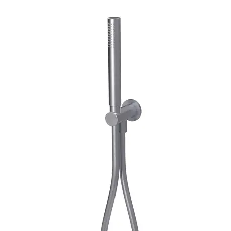 Ensemble Applique Prise D‘Eau Douchette Flexible Ronde Alux - CRISTINA ONDYNA PD47515