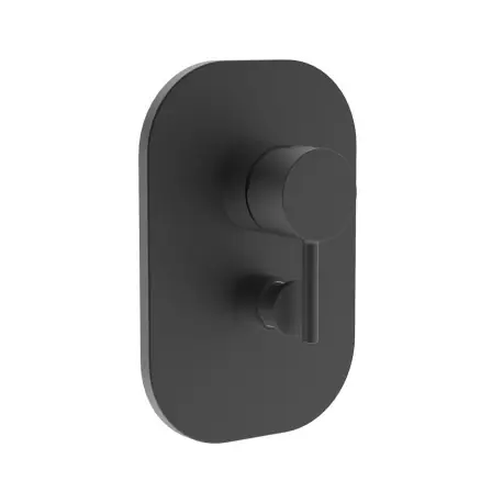 Facade De Douche Mitigeur Avec Inverseur Picche Blackmat - CRISTINA ONDYNA PH65913