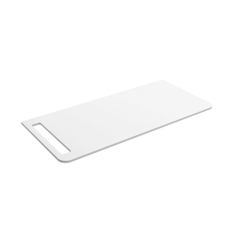 Plan de toilette UNIIQ 990 solid surface blanc mat 990x12x460mm - SALGAR 96781
