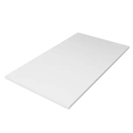 Plan de toilette sans usinage WHITE COTTON 1200 x 16 x 460 mm - SALGAR 96890