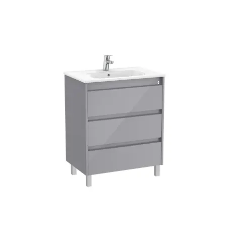 Tenet Unik 3 Tiroirs 700 Mm Gris Galet Brillant - ROCA A851780516