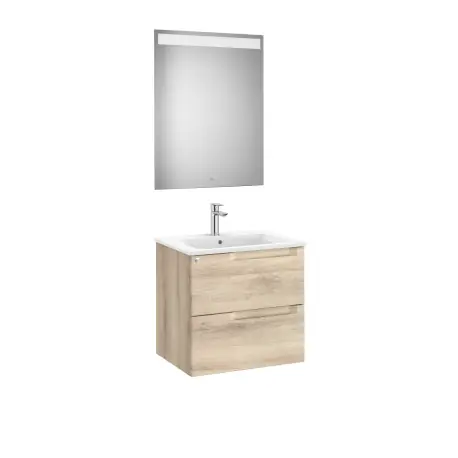 Aleyda Pack 2 Tiroirs 600 Mm Bois Naturel - ROCA A851833524