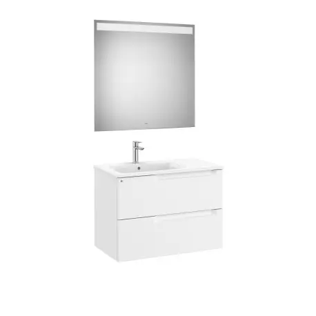 Aleyda Pack 2 Tiroirs Lavabo À Gauche 800 Mm Blanc Mat - ROCA A851837509