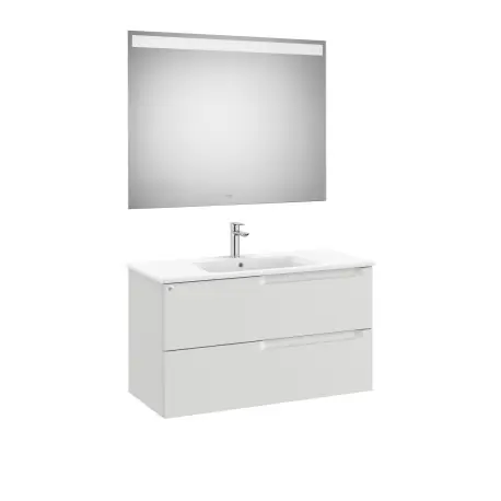 Aleyda Pack 2 Tiroirs 1000 Mm Gris Pierre Mat - ROCA A851839514