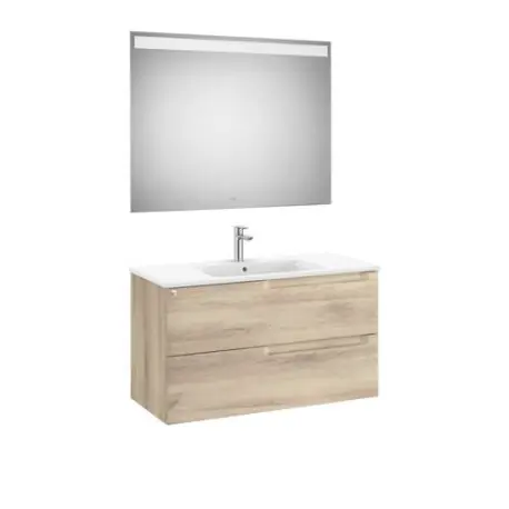 Aleyda Pack 2 Tiroirs 1000 Mm Bois Naturel - ROCA A851839524
