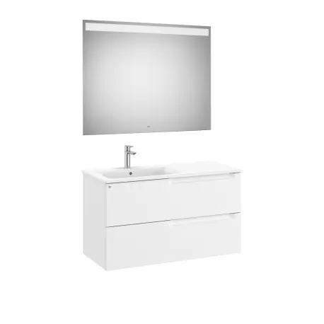 Aleyda Pack 2 Tiroirs Lavabo À Gauche 1000 Mm Blanc Mat - ROCA A851840509