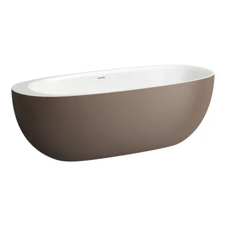 Ilbagnoalessi Baign En Sentec Avec Tp, Vid Clic-Clac 1850X800X590Mm Café/Blc Mat - LAUFEN H2209721660001