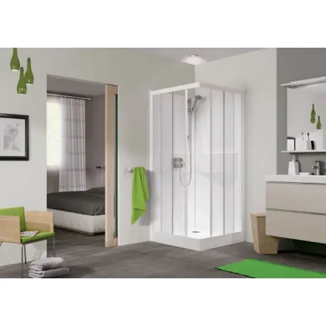 Cabine Kineprime 70 Coulissant Bas Transparent Meca - KINEDO CA510MTN
