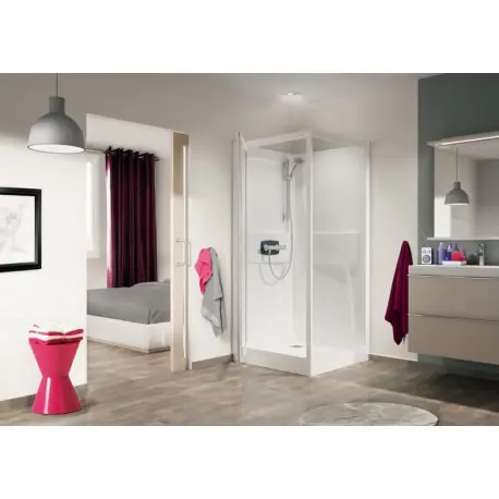 Cabine Kineprime 90 Pivotant Bas Transparent Th - KINEDO CA560TTN