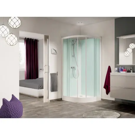 Cabine Kineprime Glass 80 1/4 De Rond Coulissant Bas Meca - KINEDO CA761MTN