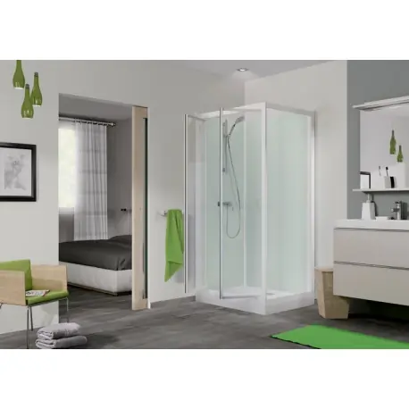 Cabine Kineprime Glass 100X80 2P Haut Meca - KINEDO CA950MTN
