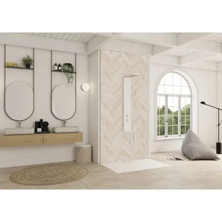 Panneau Mural Kinewal Design 3mm 1000X2020 Chevrons - KINEDO PM391