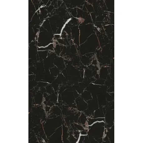 Panneau Mural Kinewal Design 3mm 1000X2020 Marbre noir et cuivre - KINEDO PM503