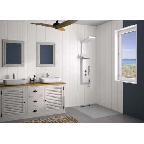 Panneau Mural Kinewal Design 3mm 1000X2020 Bardage blanc - KINEDO PM546