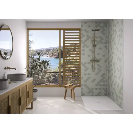 Panneau Mural Kinewal Design 3mm 1000X2020 Ecaille sauge - KINEDO PM532