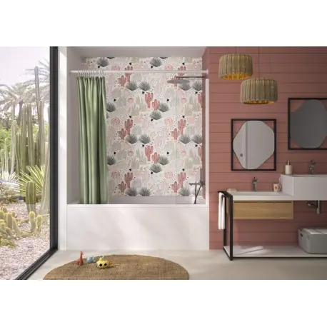 Panneau Mural Kinewal Design 3mm 1000X2020 Lambris horizontal terracotta - KINEDO PM550