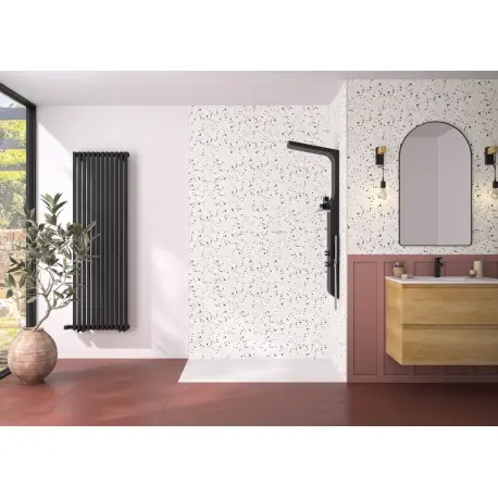 Panneau de douche Mural Kinewal Design 3mm 1500X2020 Terrazzo terracotta - KINEDO PM923