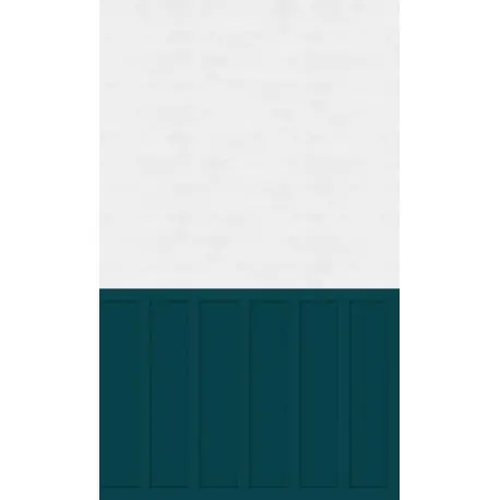 Panneau Mural Kinewal Design 3mm 1500X2020 Mixte bleu nuit + enduit blanc - KINEDO PM954