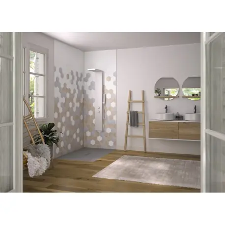Panneau Mural Kinewal Design 3mm 1500X2020 Tomette trilogy - KINEDO PM938