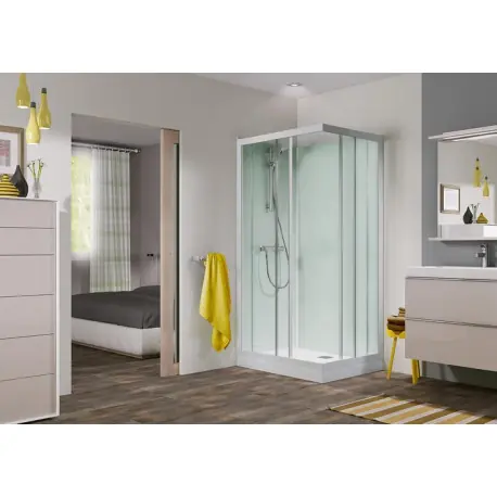 Cabine Kineprime Glass 100X80 Coulissant Haut Thermo - KINEDO CA723TTN