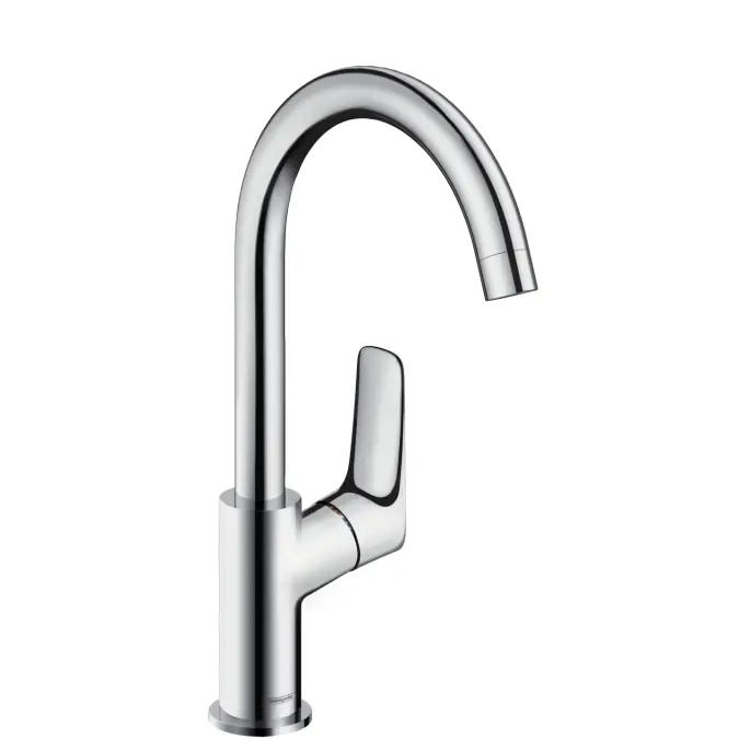 Logis 210 Mitigeur lavabo bec haut sans tirette ni vidage, chromé (71131000)