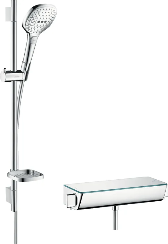 Combi Raindance Select E 120 0,65m/Ecostat Select, blanc/chromé (27038400)
