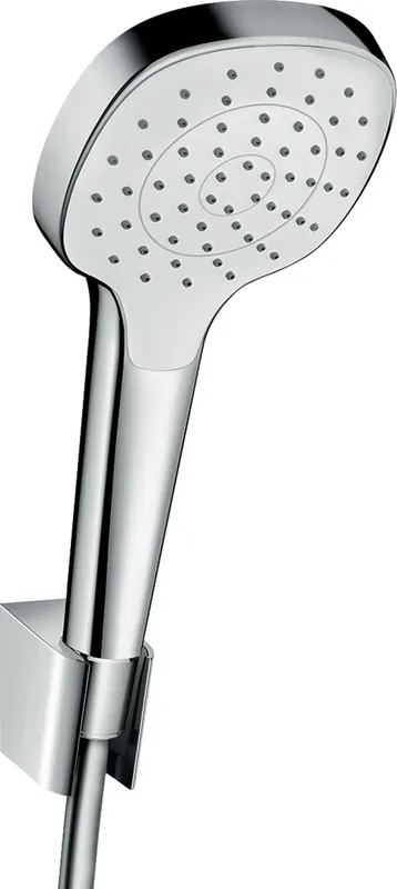 Croma Select E -Ensemble support mural et douchette 1jet avec flexible de douche 160 cm (26412400)