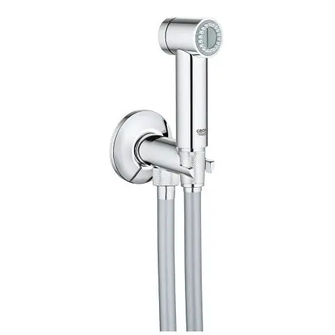 Sena Trigger Spray 35 - Ensemble avec robinet d’arrêt 1 jet et douchette de bidet, Chrome (26332000)