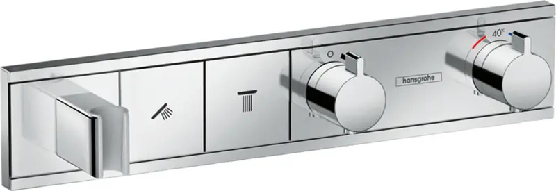 RainSelect Module thermostatique RainSelect encastré avec 2 fonctions, chromé (15355000)