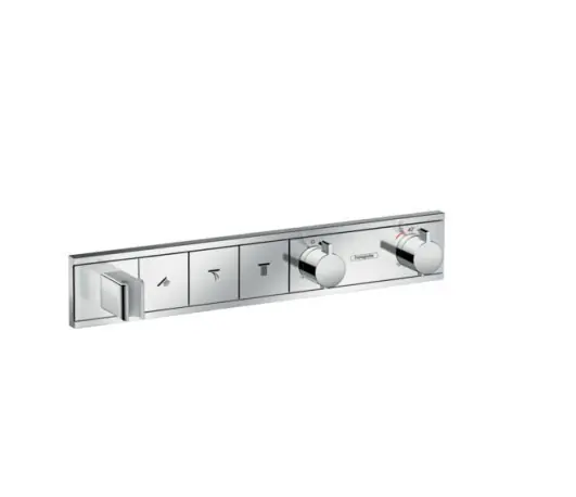 Module thermostatique RainSelect encastré avec 3 fonctions, chromé (15356000)