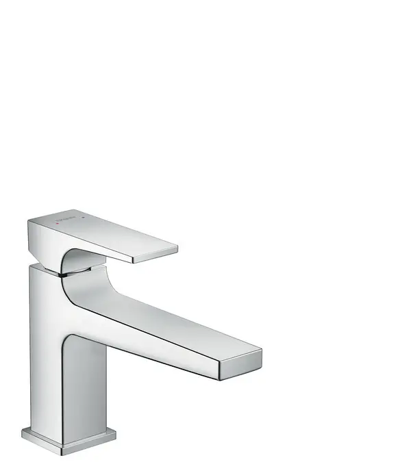 Metropol Metropol 100 Mitigeur de lavabo poignée manette bec long, bonde Push-Open chrome (32502000)
