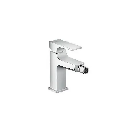 Metropol Mitigeur bidet poignée manette, bonde Push-Open, chromé (32520000)