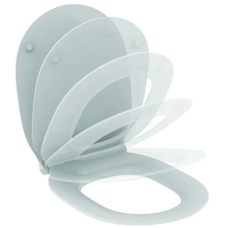 Connect Air Abattant softclose en Duroplast 365 x 445 x 50 mm, Blanc (E036601)