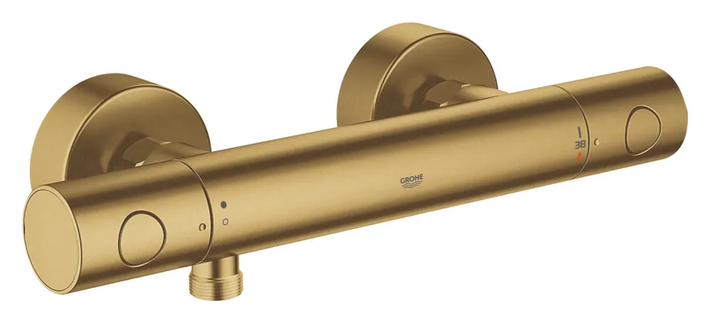 Grohtherm 1000 Cosmopolitan M Mitigeur thermostatique Douche, Cool Sunrise brossé (34065GN2)