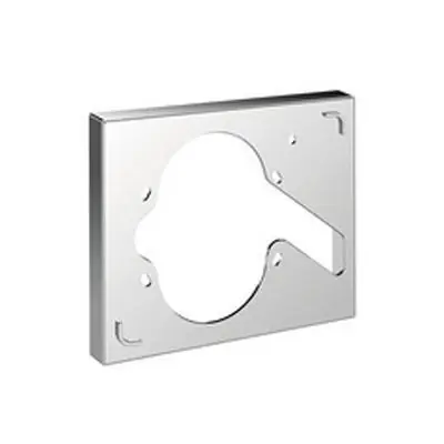 Rosace de compensation pour ShowerSelect avec porter/fixfit intégré, chromé (13601000)