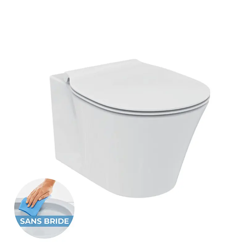 Connect Air Pack WC Cuvette AquaBlade avec Abattant frein de chute (E008701)