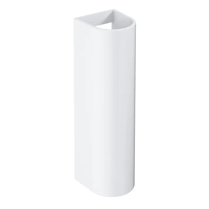 Euro Ceramic Colonne pour lavabo suspendu, blanc alpin (39202000)