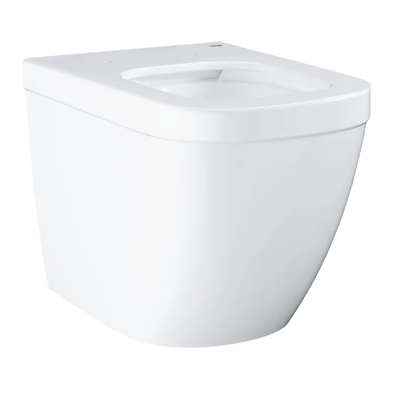 Euro Ceramic Cuvette WC à poser au sol avec PureGuard, blanc alpin (3933900H)