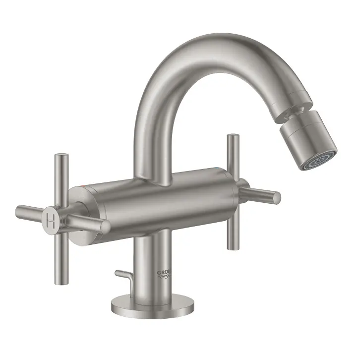Atrio Mélangeur monotrou Bidet Taille M, Supersteel (24027DC3)