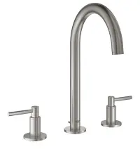 Atrio Mélangeur 3 trous 1/2" Lavabo Taille M, Supersteel (20009DC3)