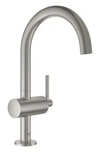 Atrio Mitigeur monocommande Lavabo Taille L, Supersteel (32042DC3)