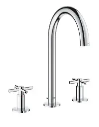 Atrio Mélangeur 3 trous 1/2" Lavabo Taille M, Chromé (20008003)