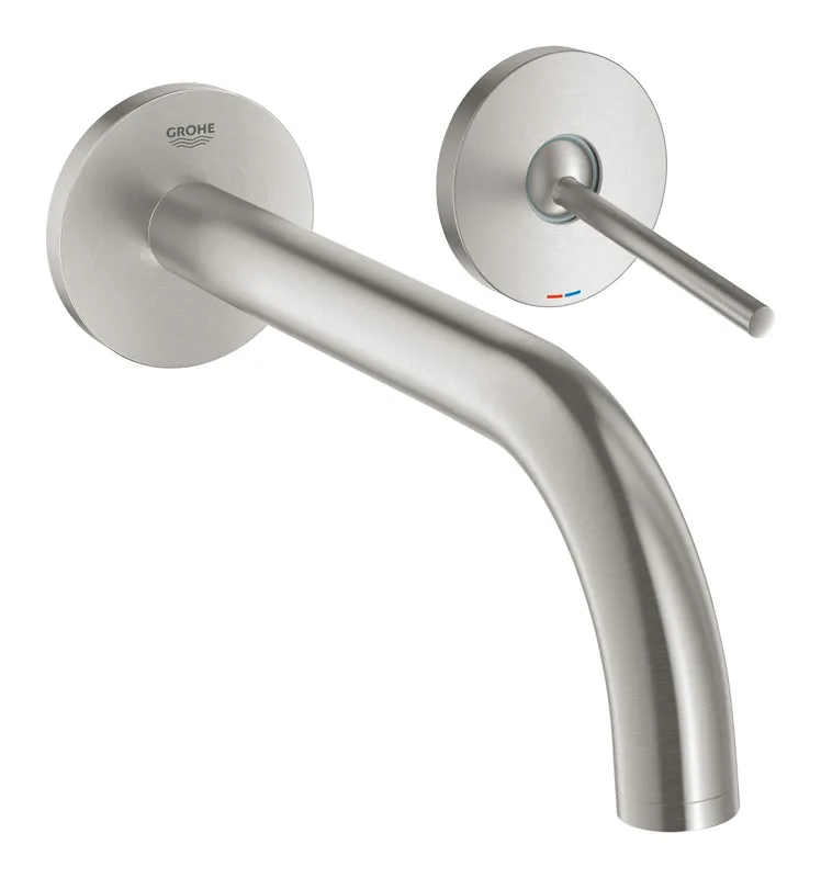 Atrio Mitigeur monocommande 2 trous lavabo, Supersteel (19918DC3)