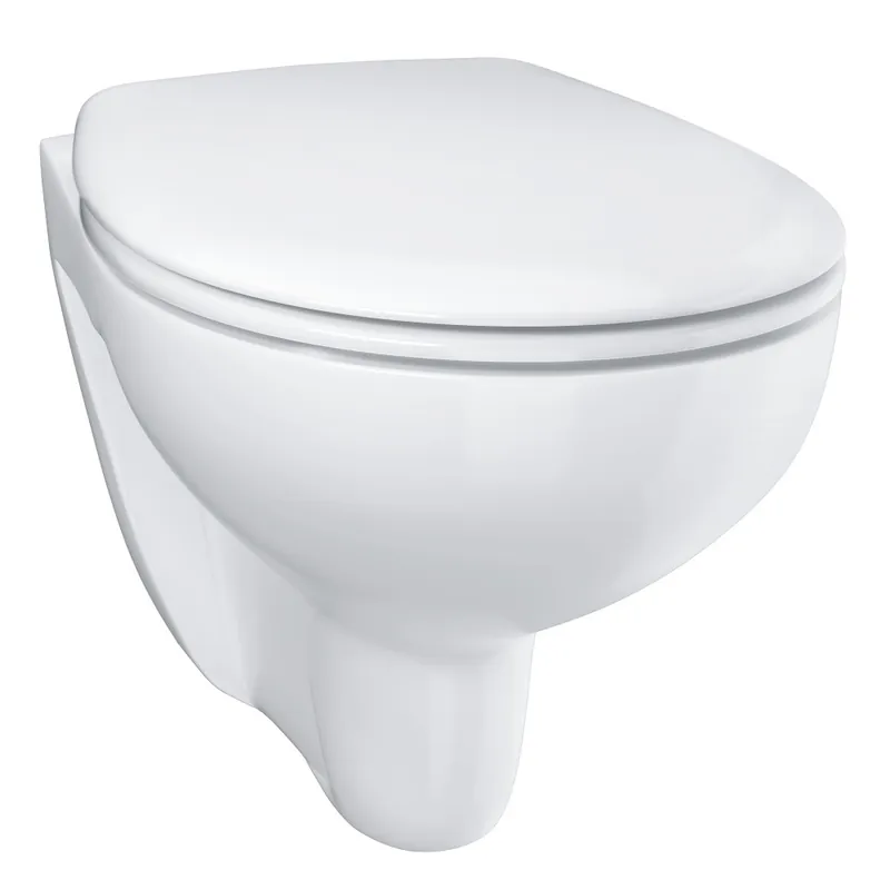 Bau Ceramic WC suspendu sans bride, blanc alpin (39351000)