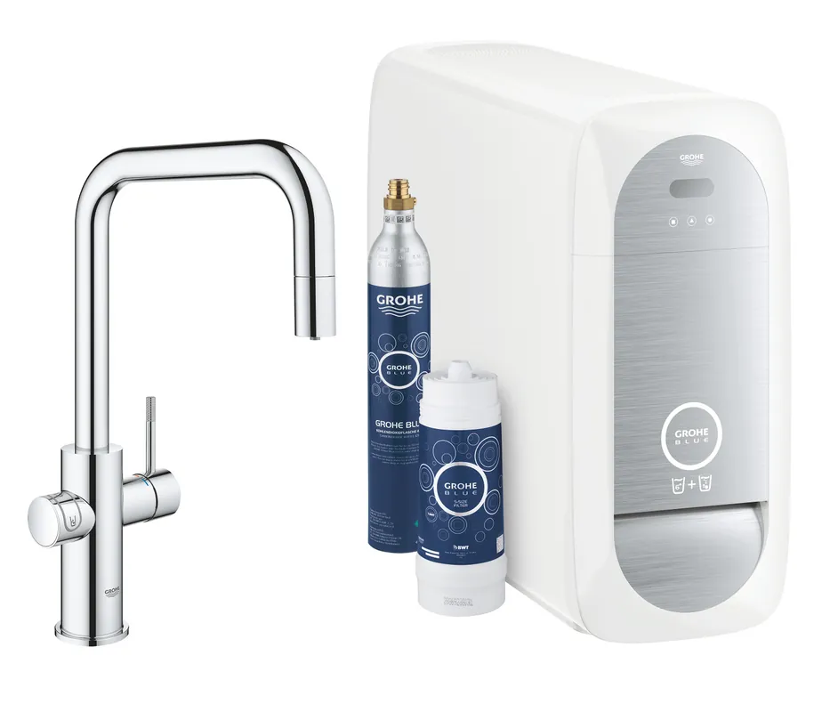 Blue Home Kit de démarrage Mitigeur bec U Chrome (31543000)