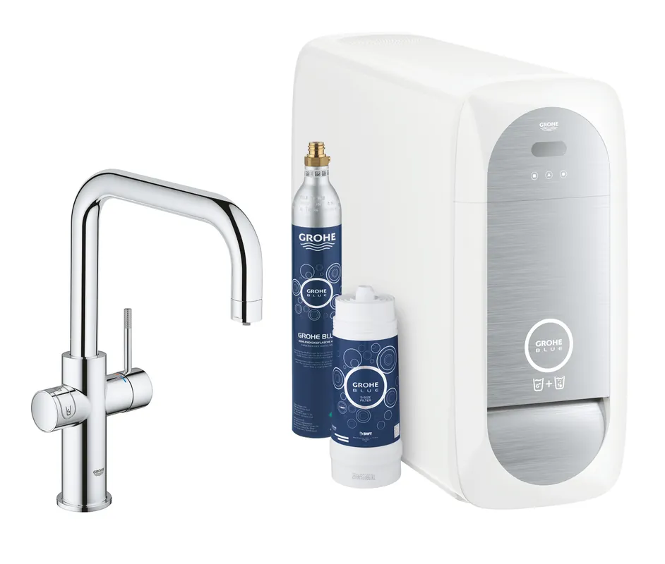 Blue Home Kit de démarrage Mitigeur bec U Chrome (31456001)