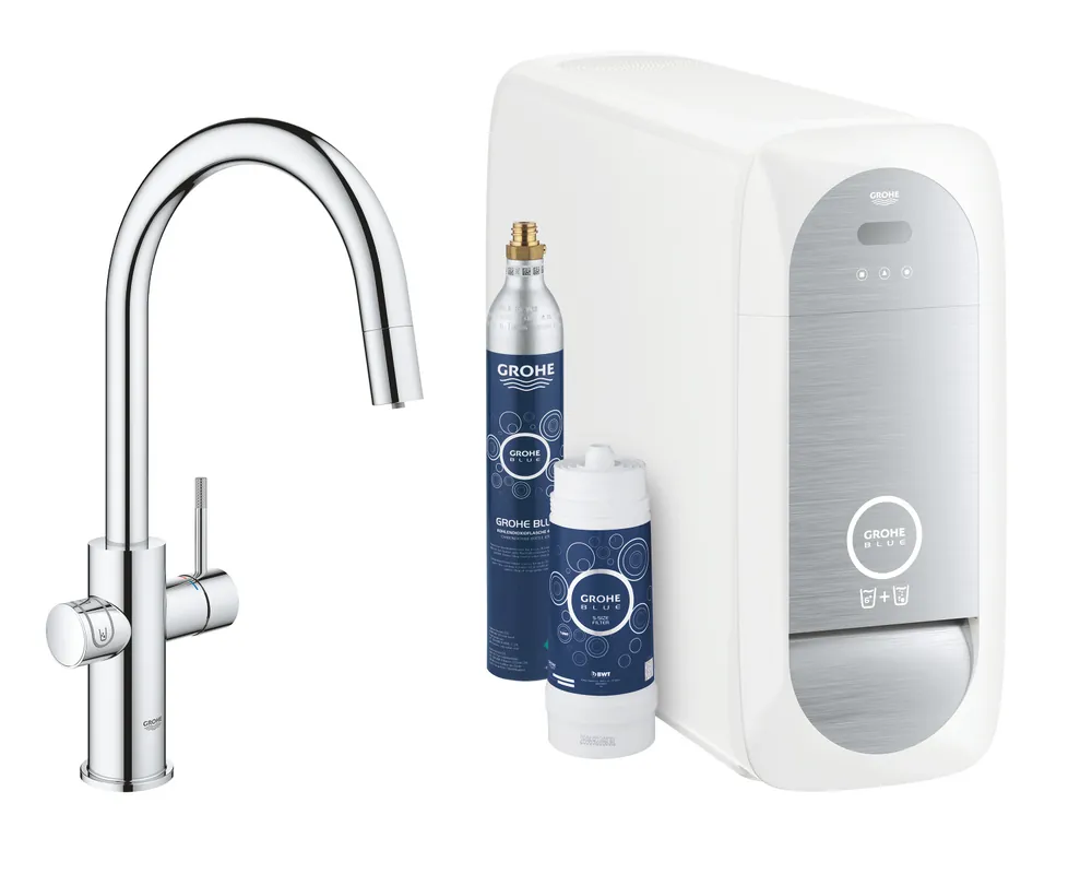 Blue Home Kit de démarrage Mitigeur bec C Chrome (31541000)